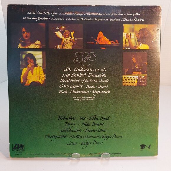 YES ~ Close To The Edge (gatefold- vinyl LP, 1972) - Picture 5 of 5
